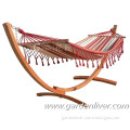 Hot sale high quality garden hammock chair outdoor hammock with wood stand